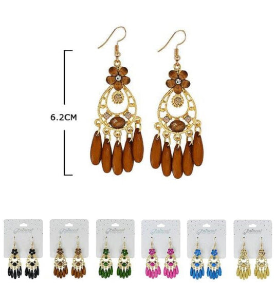 Bohemian Earrings Top Flower