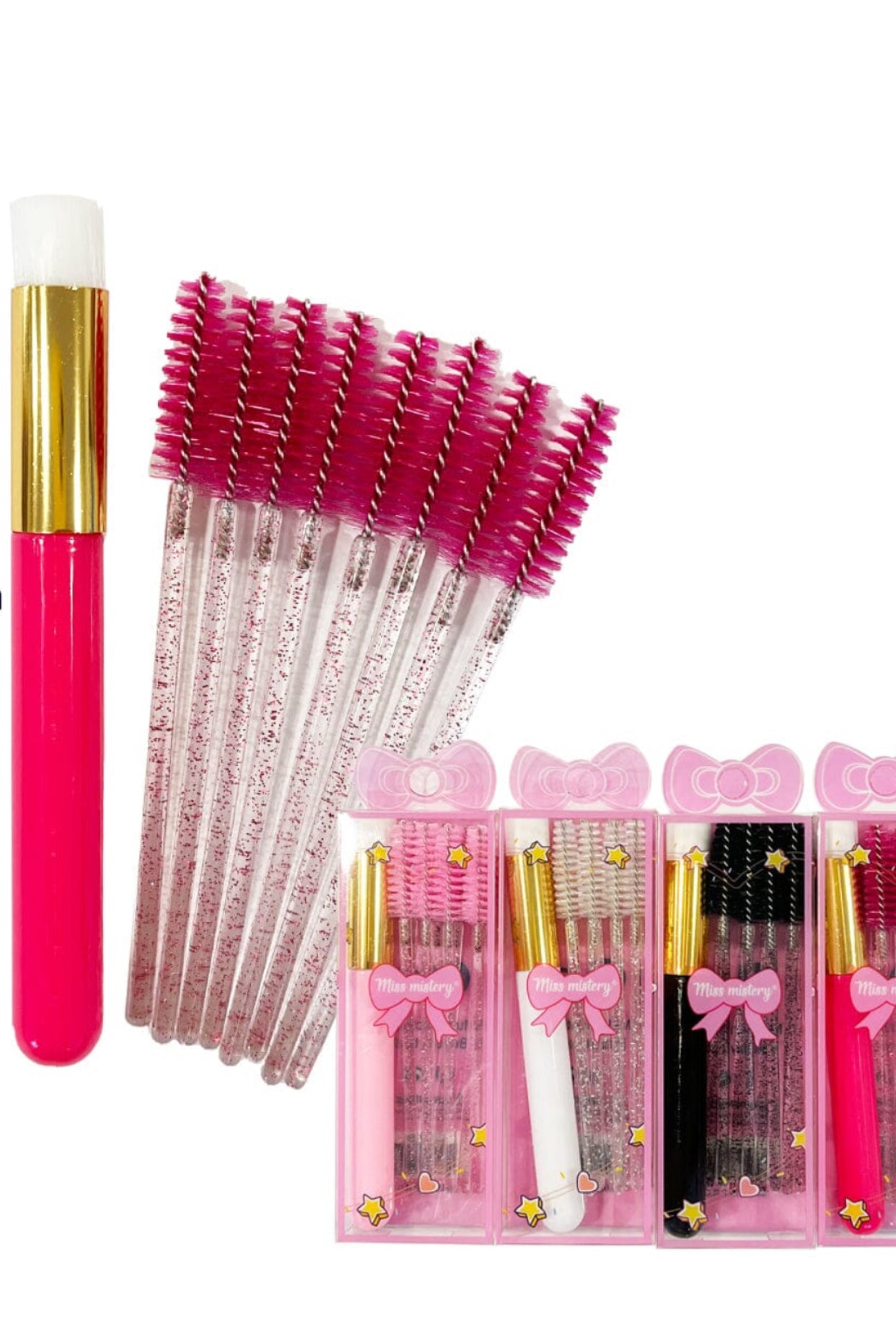 Mascara Applicators & Blush Brush